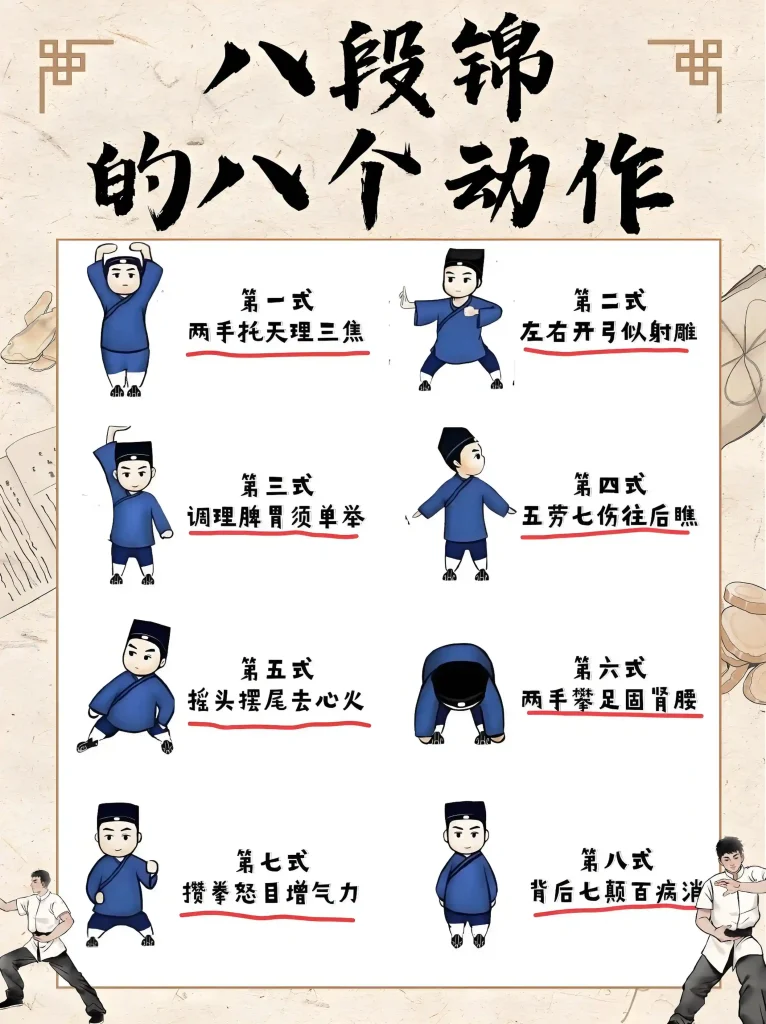 八段锦详细解说全套教程(共四套） - 阿拉丁下载-阿拉丁下载