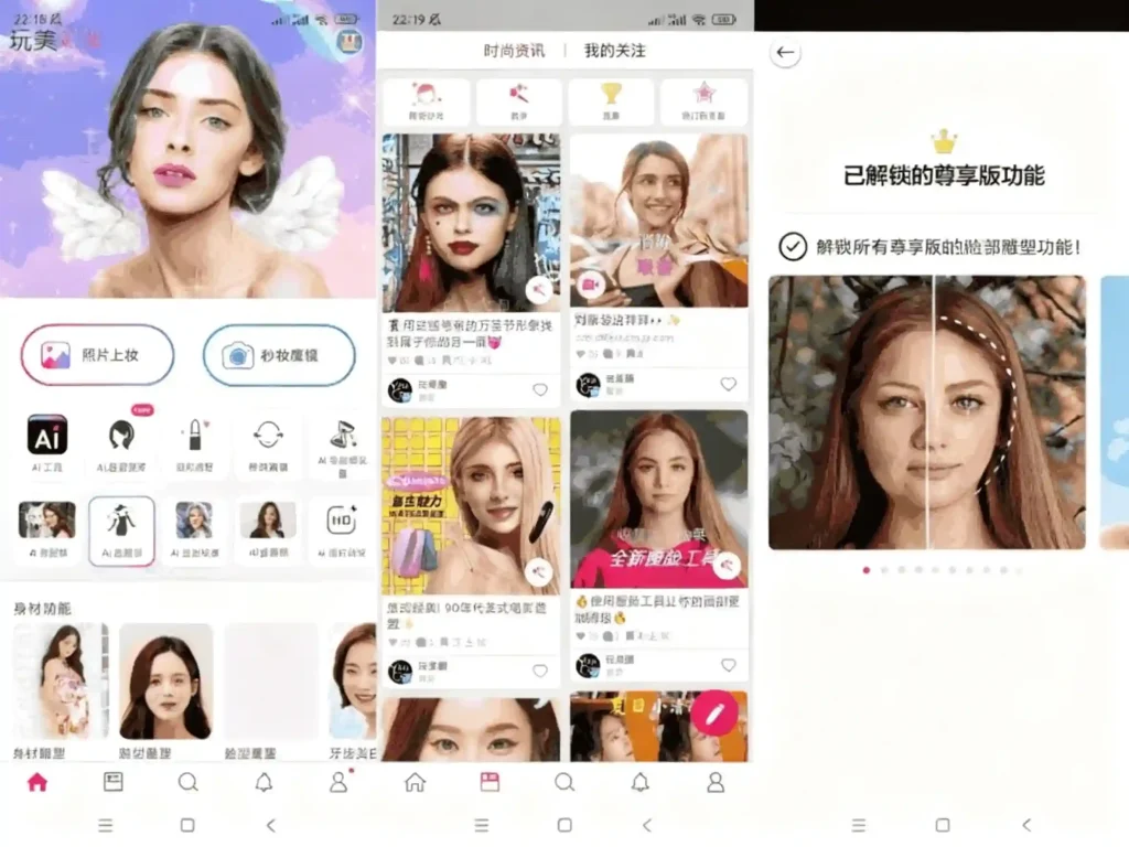 Android YouCam Makeup v6.38.0 玩美彩妆，自拍和虚拟试妆相机，解锁高级版 - 阿拉丁下载-阿拉丁下载