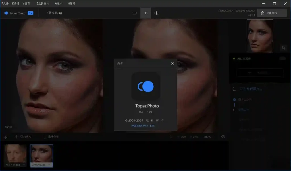 图片[2]-PC Topaz Photo Pro v1.0.3 智能图像修复软件，中文注册便携版 - 阿拉丁下载-阿拉丁下载