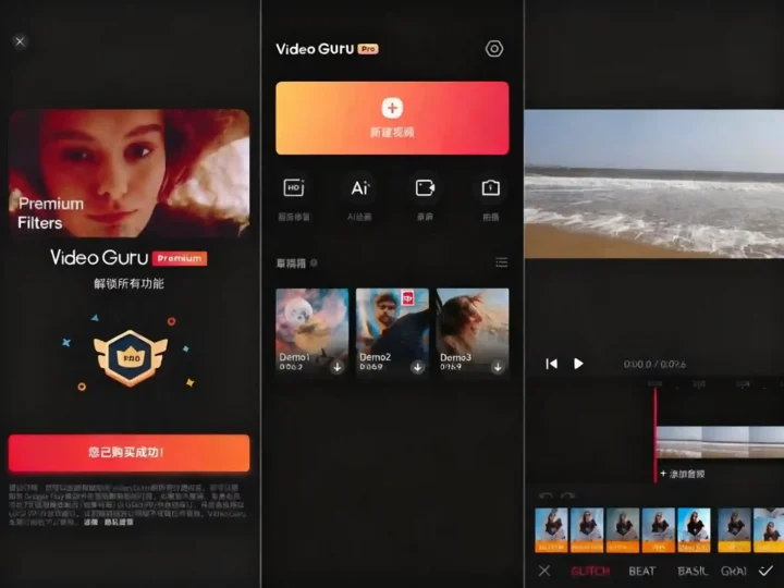 Android Video.Guru v1.600.189 视频、图片无水印编辑器,解锁专业版-阿拉丁下载