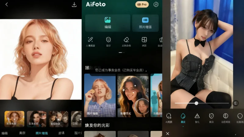 Android AIFoto v1.17.1 智能照片编辑器&照片拼接，解锁专业版-阿拉丁下载