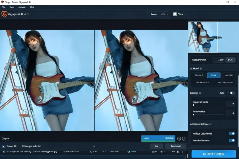 PC Topaz Gigapixel AI v1.0.6 人工智能图像无损放大，绿色便携破解版-阿拉丁下载